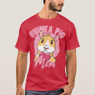 Camiseta Guinea Cerdos Mamá mascota ama a los animales