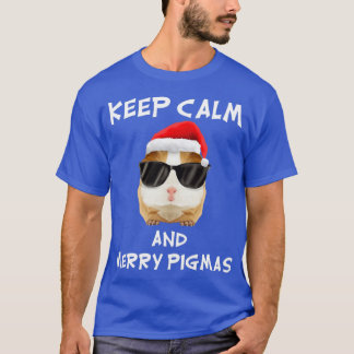 Camiseta Guinea Cerdos merry Pigmas Navidades Cap Gift Idea