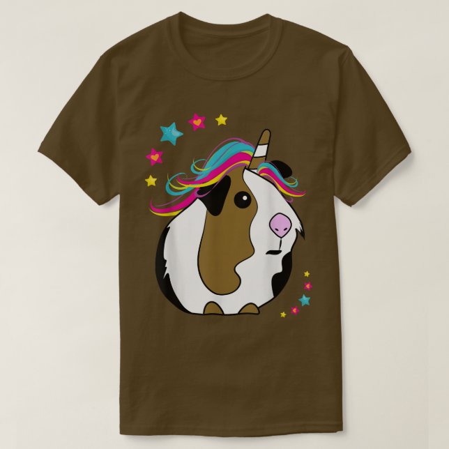 Camiseta Guinea de unicornio (Diseño del anverso)
