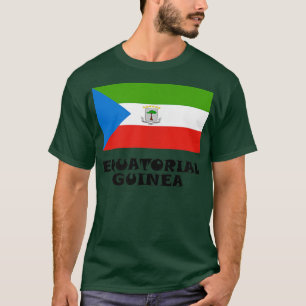 Camiseta Guinea Ecuatorial Bandera Nacional de Guinea Ecuat