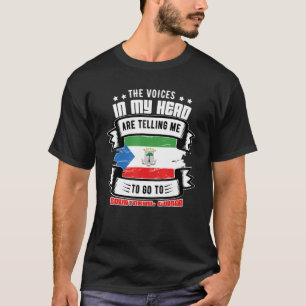 Camiseta Guinea Ecuatorial En Mi Cabeza