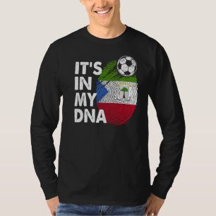 Camiseta Guinea Ecuatorial En Mi Dna Equipo De Bandera Guin