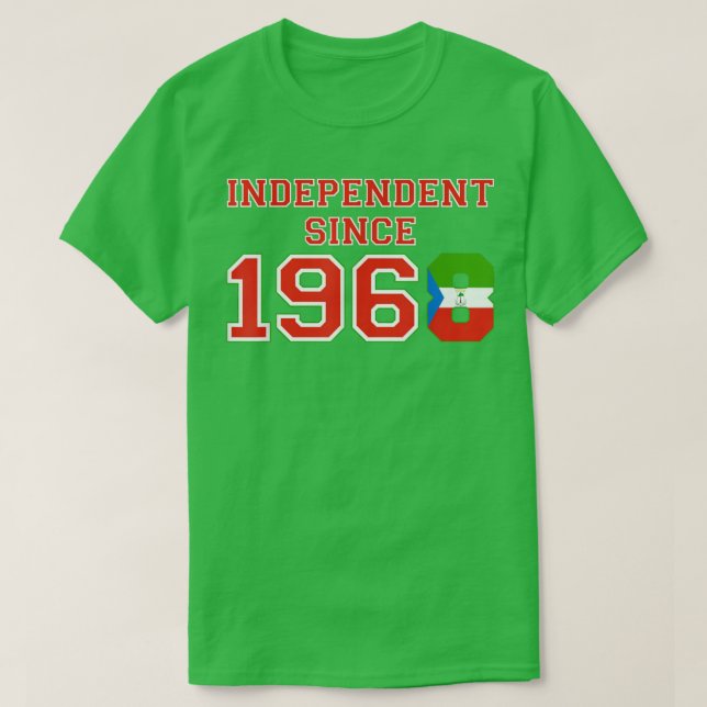 Camiseta Guinea Ecuatorial Independiente desde 1968 (Diseño del anverso)