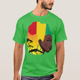Camiseta Guinea Fl, la Reina Guineana de la Historia Negra