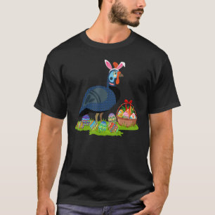 Camiseta Guinea Fowl Bird Easter Egg Caza Bunny Guinea F