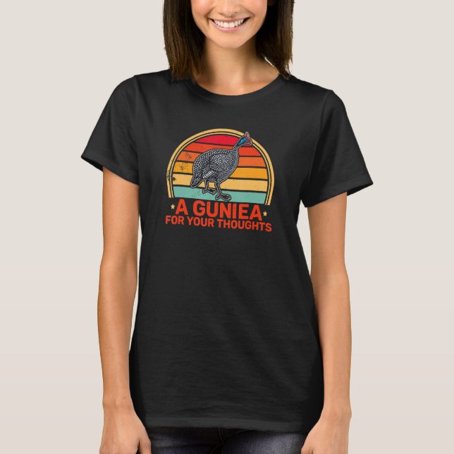 Camiseta Guinea Fowl Chicken  Breeder Poultry Saying 3 (Anverso)