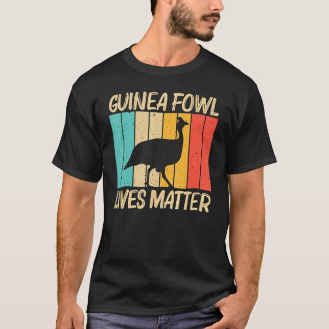 Camiseta Guinea Fowl For Men Women Guinea Hen Poultry (Anverso)