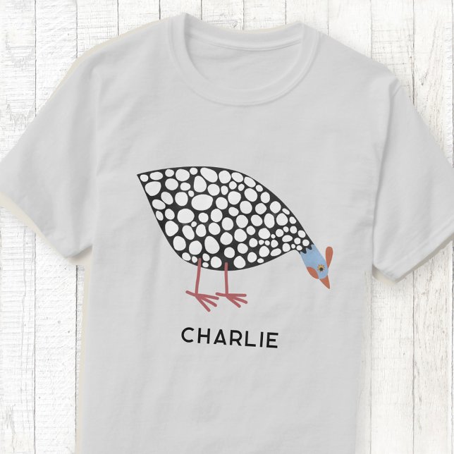 Camiseta Guinea Fowl personalizado (Fun Guinea Fowl personalized t-shirt)