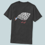 Camiseta Guinea Hen<br><div class="desc">A cute Guinea Fowl having a contented peck.</div>