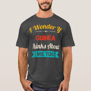 Camiseta Guinea Lover cita gracioso humor País Vintage Sou
