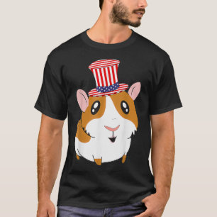 CAMISETA GUINEA PATRIOTA PIG 4 DE JULIO DÍA DE LA INDEPENDE