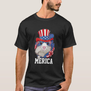 Camiseta Guinea Patriótica Cerdo Bandera Merica Independenc