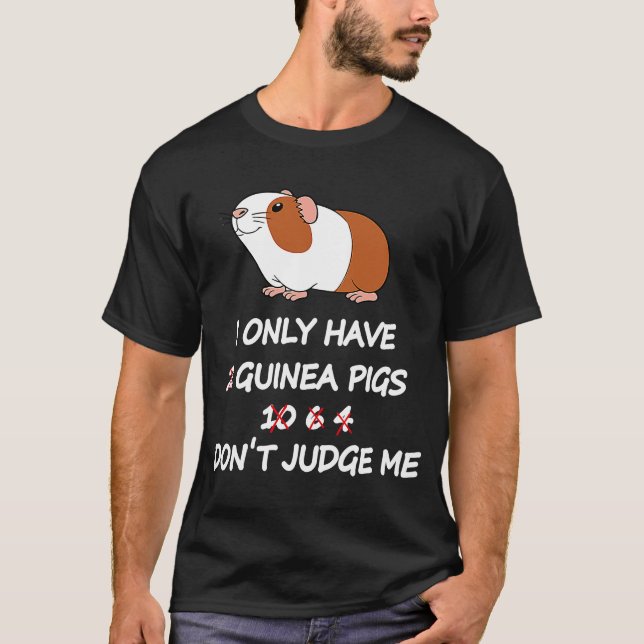 Camiseta guinea pig ama al mascota papa guinea (Anverso)