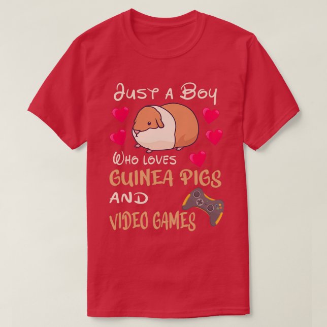 Camiseta GUINEA PIG Aman a los cerdos de Guinea y los juego (Diseño del anverso)