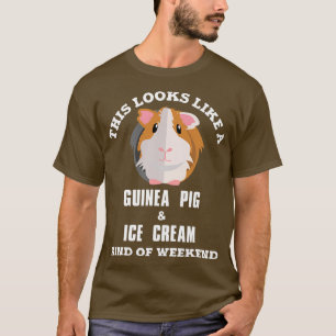 Camiseta Guinea Pig and Ice Cream Hoodie Premium