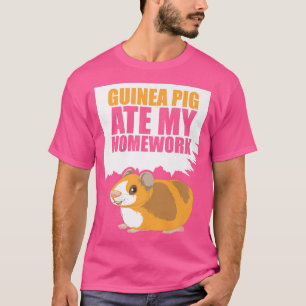 Camiseta Guinea Pig Ate My Homework Guinea Lover Premium 21