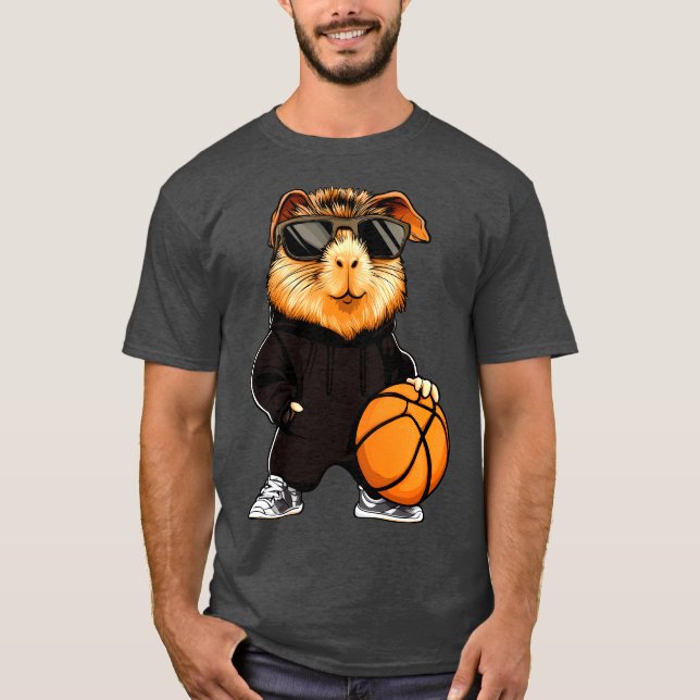 Camiseta Guinea pig basketball T-Shirt (Anverso)