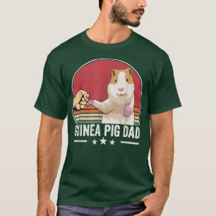 Camiseta Guinea Pig Dad Owner Guinea Pig Apparel Retro for