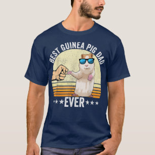 Camiseta Guinea Pig Dad Owner Guinea Pig Apparel Retro for
