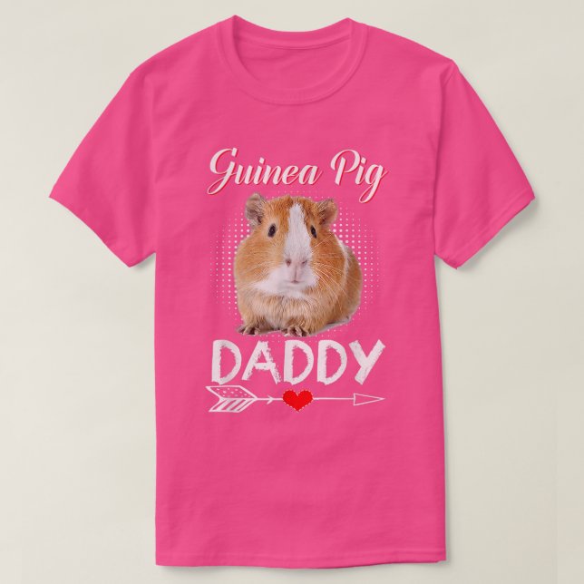 Camiseta Guinea Pig Daddy Costume Clothing Cute Guinea Pig  (Diseño del anverso)