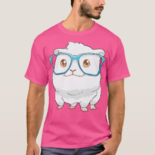 Camiseta Guinea Pig Eyeglasses Kawaii