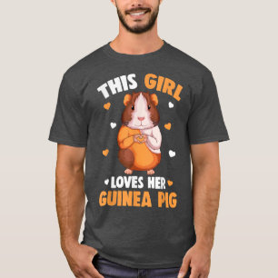 Camiseta Guinea Pig Girl Kids Girls Guinea Pigs 