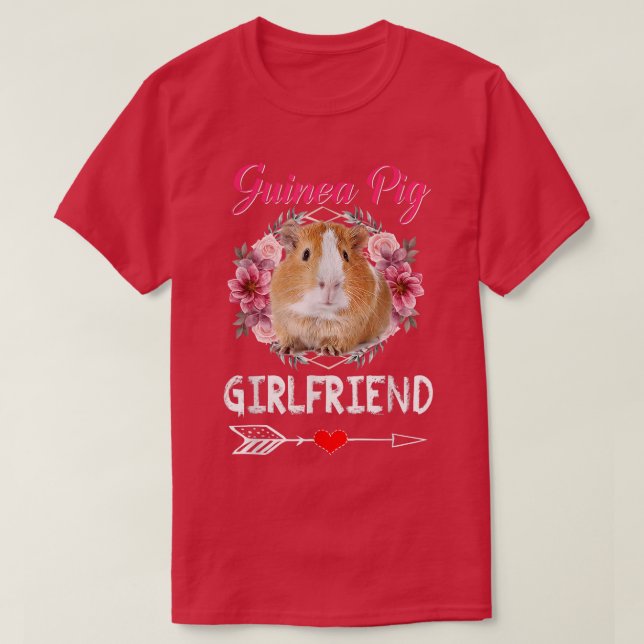 Camiseta Guinea Pig Girlfriend Costume Clothing Cute Guinea (Diseño del anverso)