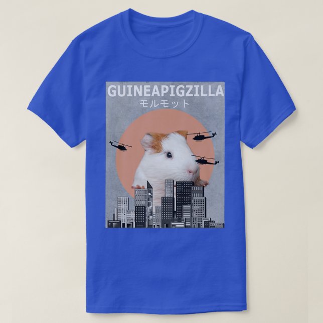Camiseta Guinea Pig Guinepigzilla Animal Funny Guinea Pigs  (Diseño del anverso)