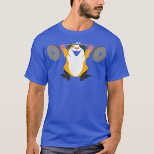 Camiseta Guinea Pig Gym, Fitness Bodybuilding Pet Training 