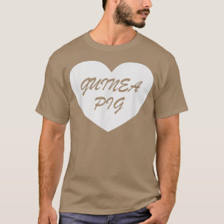 Camiseta Guinea Pig Heart Apparel  Unique Pigs Lover Design