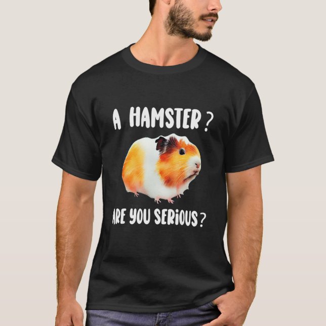Camiseta guinea pig is not a hamster for guinea pig best ca (Anverso)