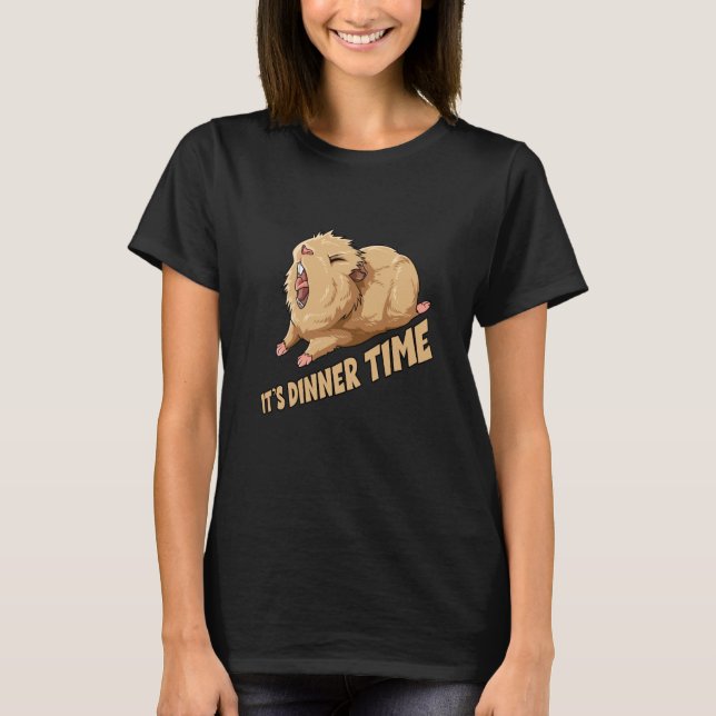Camiseta Guinea Pig It's Dinner Time for a Guinea pig (Anverso)