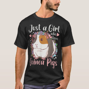 Camiseta Guinea Pig Just A Girl Who Loves Guinea Pigs 2194 