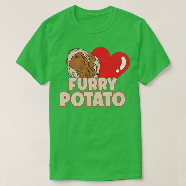 Camiseta Guinea Pig Lover Furry Potato  (Diseño del anverso)