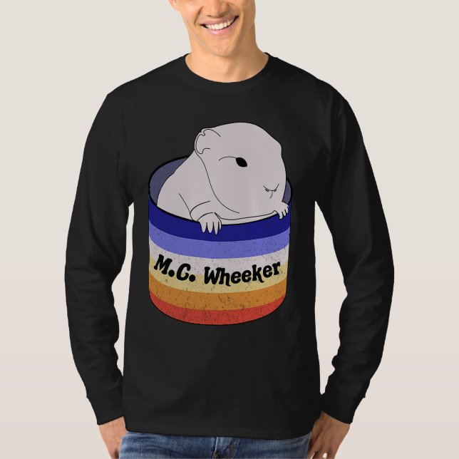 Camiseta Guinea Pig M C Wheeker Wheeking Cavy (Anverso)