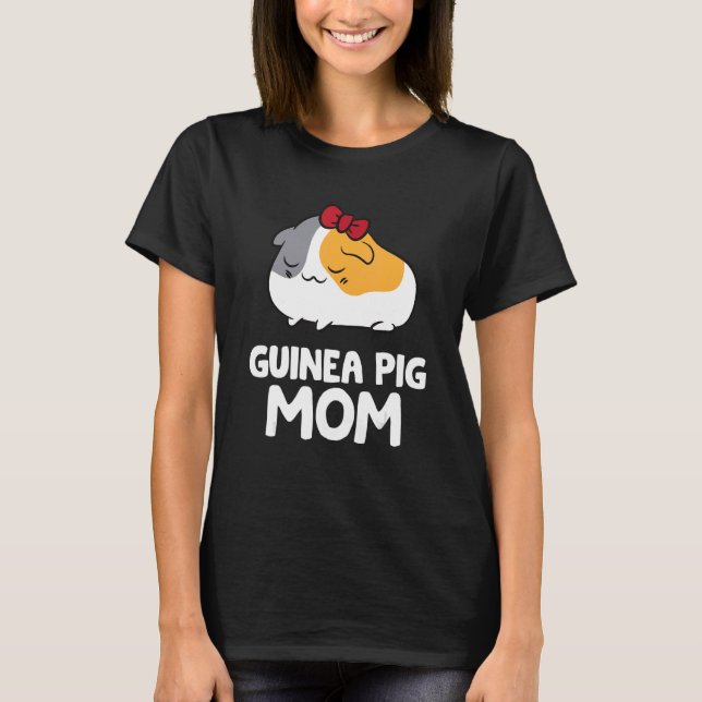 Camiseta Guinea Pig Mama Mascota Guinea Pig Mom (Anverso)