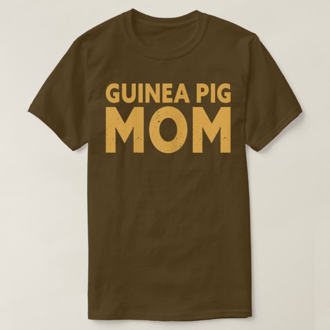 Camiseta Guinea Pig Mom 489 (Diseño del anverso)