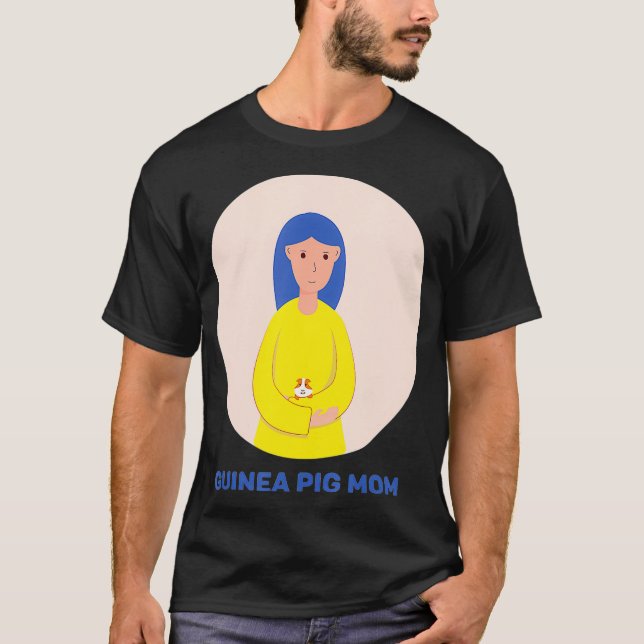 Camiseta Guinea Pig Mom Cavy Domestic (Anverso)