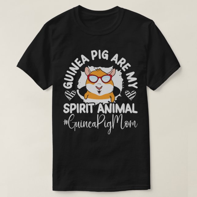 Camiseta Guinea Pig Mom Cute Cavy Premium 2256 (Diseño del anverso)
