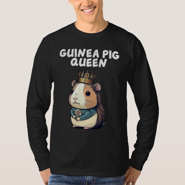 Camiseta Guinea Pig Mom Dad  Piggy  Chew Cage  1 (Anverso)