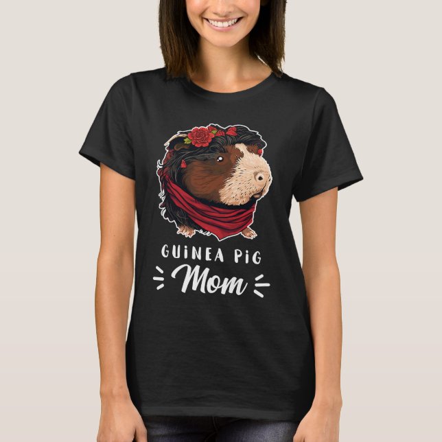 Camiseta Guinea Pig Mom Outfit for Guinea Piggies Girl (Anverso)