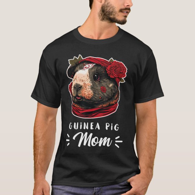 Camiseta Guinea Pig Mom Outfit for Guinea Piggies Girl   1 (Anverso)