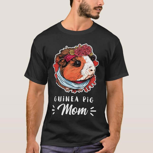 Camiseta Guinea Pig Mom Outfit for Guinea Piggies Girl   3 (Anverso)