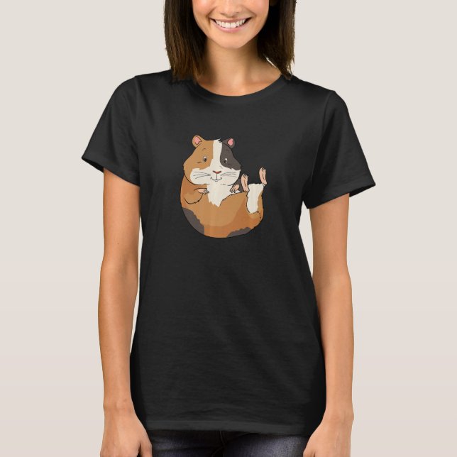 Camiseta Guinea Pig On The Back Chills for Guinea Pig (Anverso)
