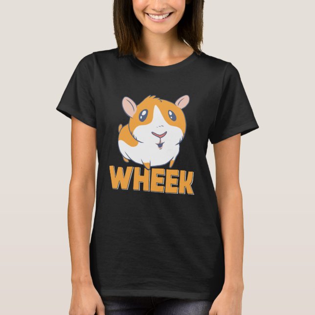 Camiseta Guinea Pig Owner cute Wheek (Anverso)