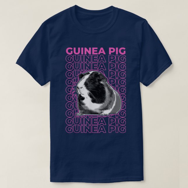 Camiseta Guinea Pig Pastel Estético (Diseño del anverso)