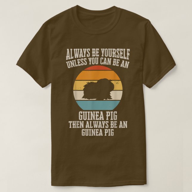 Camiseta Guinea Pig Pet Peruvian Sheba 501 (Diseño del anverso)