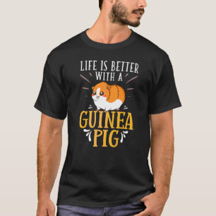 Camiseta Guinea Pig Pet Piggy Food Housem