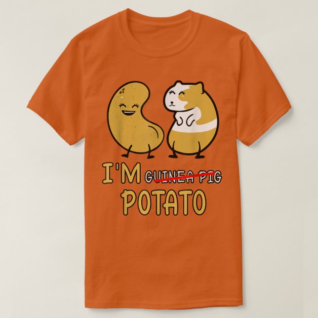 Camiseta guinea pig potato love  (Diseño del anverso)