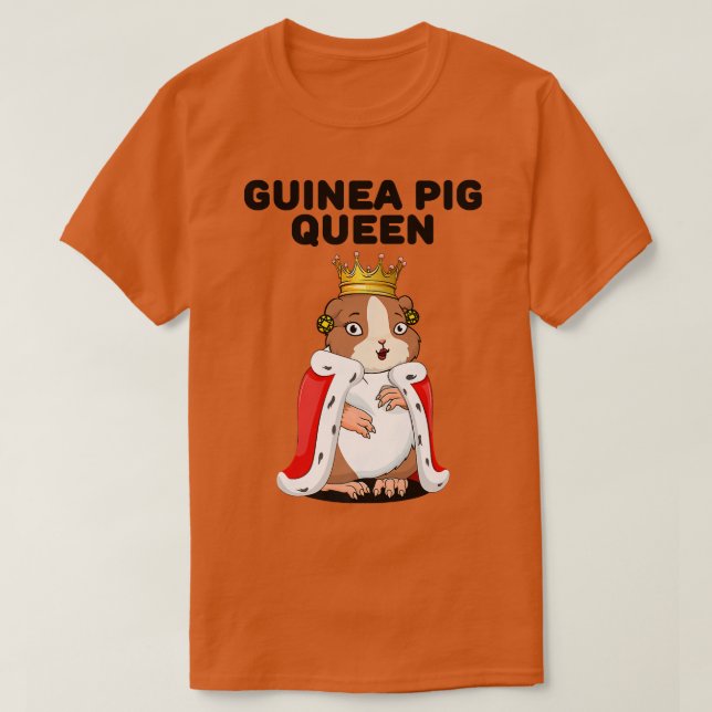 Camiseta Guinea Pig Queen  Girls Guinea Pig Tshirt Womens G (Diseño del anverso)